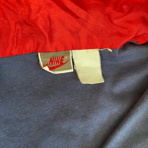 VNTG 80s NIKE COLORBLOCK WINDBREAKER FULL ZIP IN ABSOLUTELY AMAZING CONDITION - Picture 8 of 10